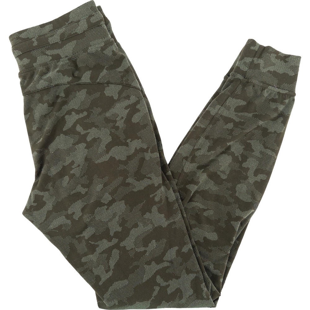 Lululemon Womens Size 4 Ready to Rulu Jogger Green Camo Tapered Activewear Pant